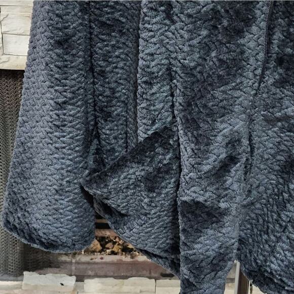 Free Country butter pile super soft Cozy black jacket Women's plus size 2X neW! - Picture 6 of 13